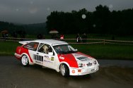 Rallye Český Krumlov: Jiří Káňa s Martinou Kalistovou s Fordem Sierra RS Cosworth